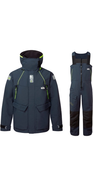 2026 Gill Mens OS2 Offshore Jacket & Trouser Sailing Suit GMOOJATCSN - Navy